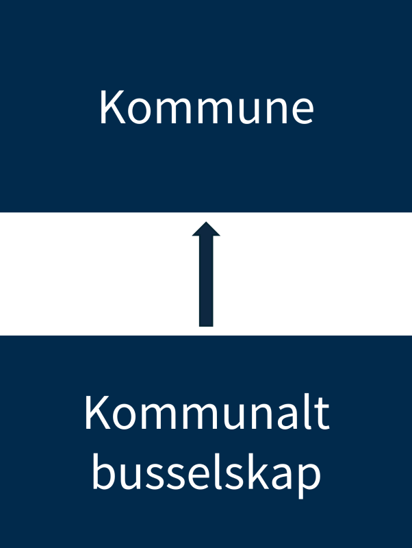 Et kommunalt busselskap kjøper en regnskapstjeneste fra kommunen.