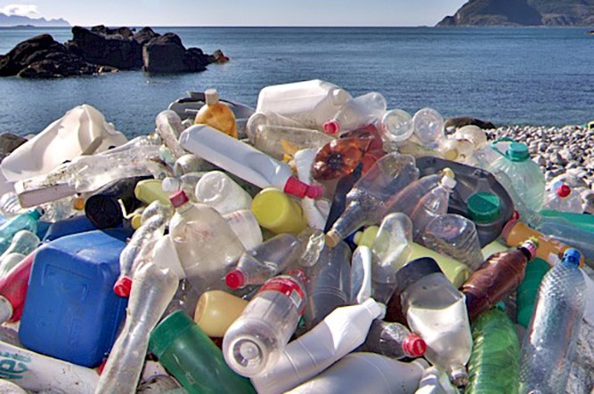 Plastsøppel fra Nordsjøen