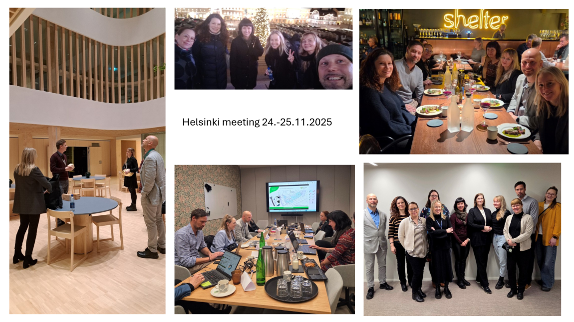 Collage from the first network meeting, in November 2025
