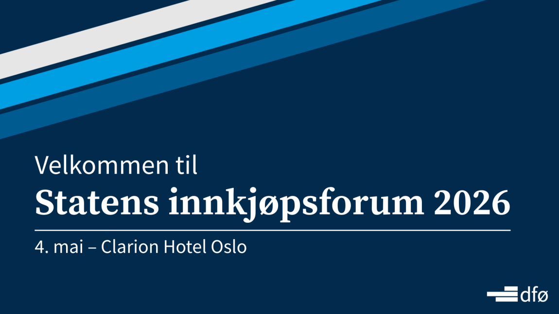 Innkjøpsforum 2026 arrangeres 4. mai på Clarion Hotel Oslo.
