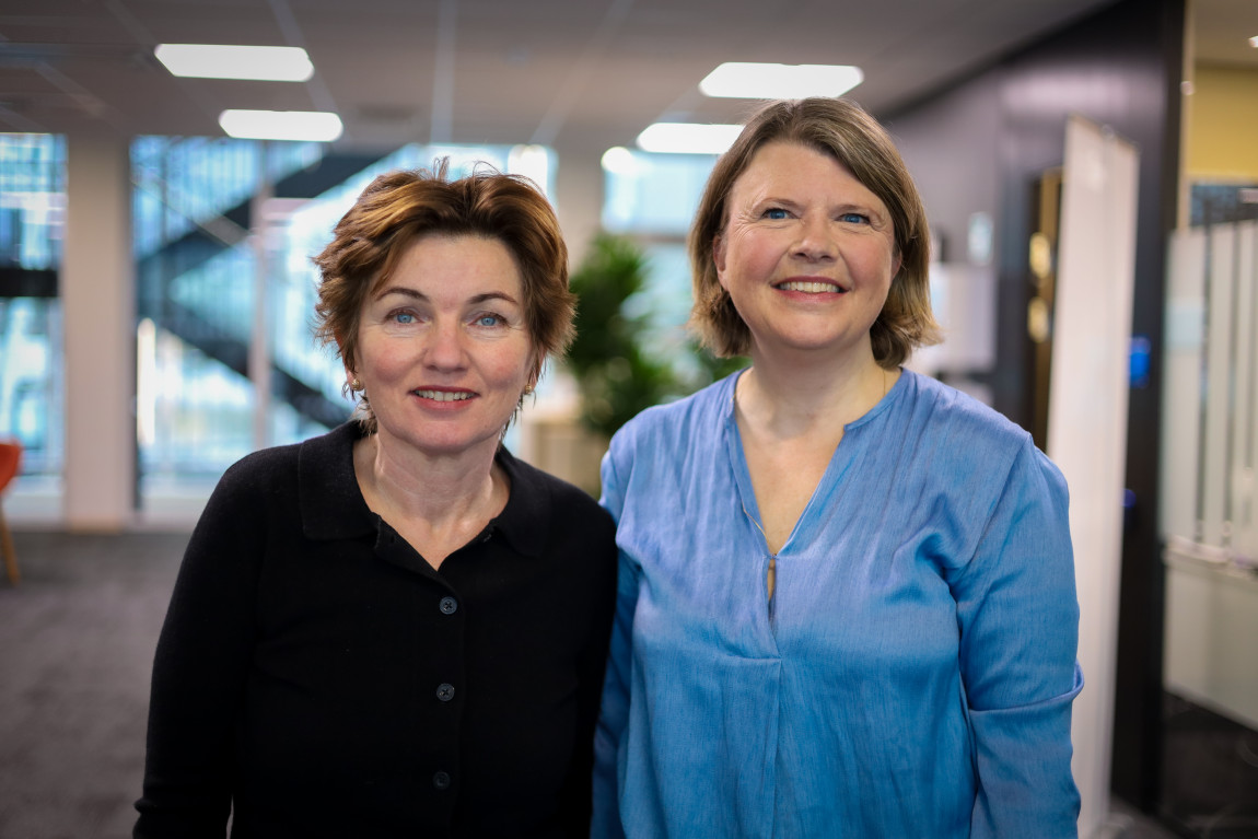 Bente Hagelien og Tone Bergh-Christensen