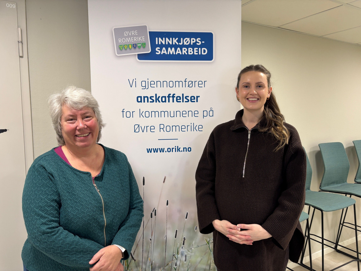Anne Grethe Tomte og Lisa Linchausen Heimdal fra ORIK